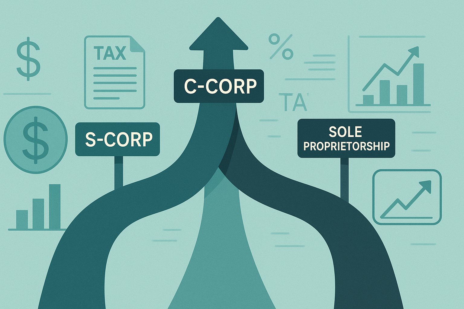 Optimize Your Taxes: Choosing Between S-Corp, C-Corp, and Sole Prop for High Earners